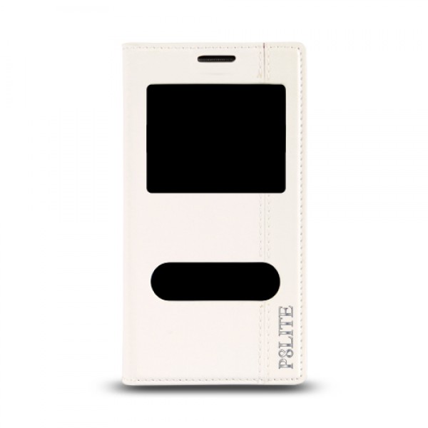 Huawei P8 Lite Gizli Mıknatıslı Pencereli Magnum Beyaz