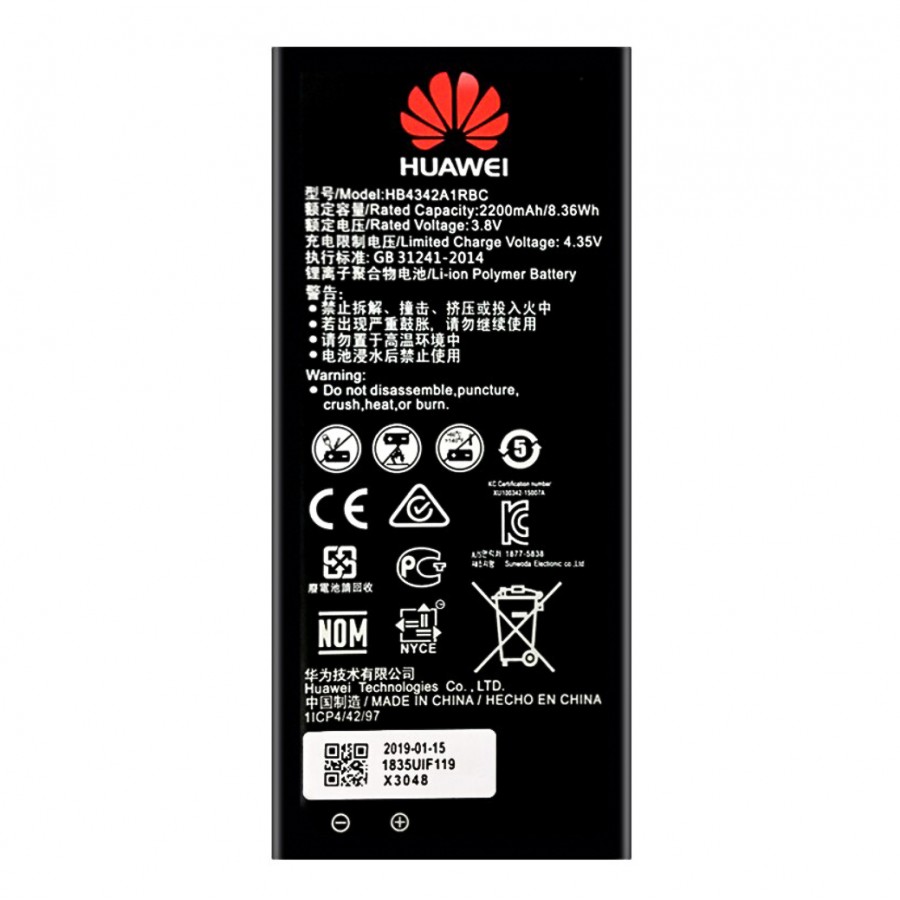 Huawei Y6 2018 Batarya 2200 mAh HB4342A1RBC