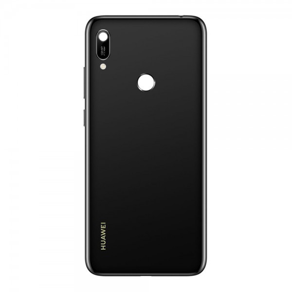 Huawei Y6 Prime 2019 Arka Kapak Batarya Pil Kapağı - Siyah