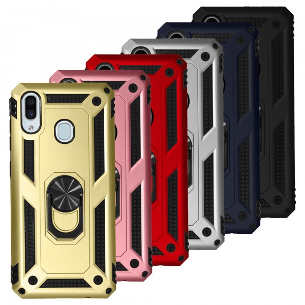 Huawei Y7 2019 Kılıf Panzer Ring Tam Koruma Arka Kapak…