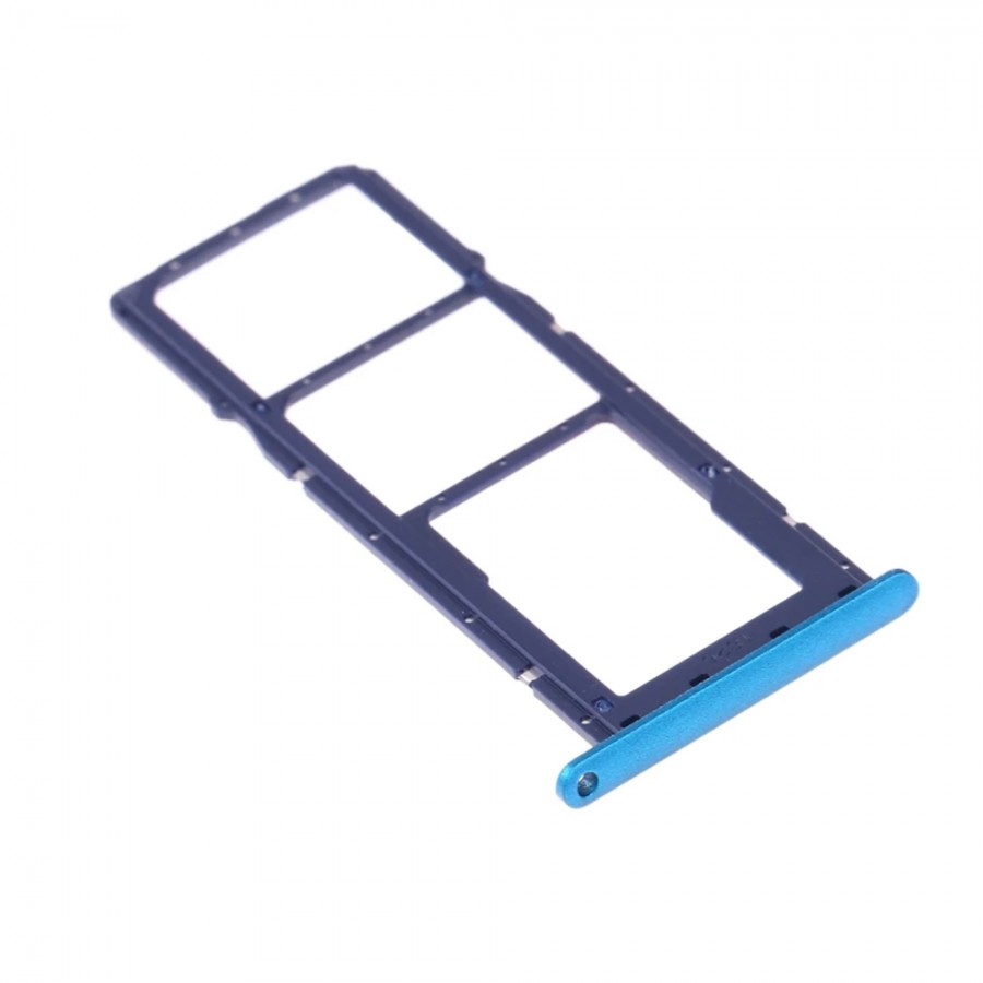 Huawei Y7 2019 Sim ve Hafıza Kart Yuvası Sim Kızağı - Mavi