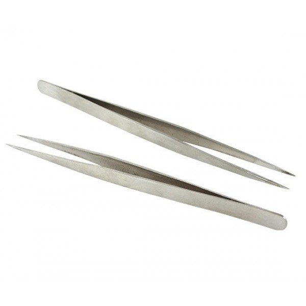 İnce Uç Düz Hassas Cımbız 140mm - Gri…