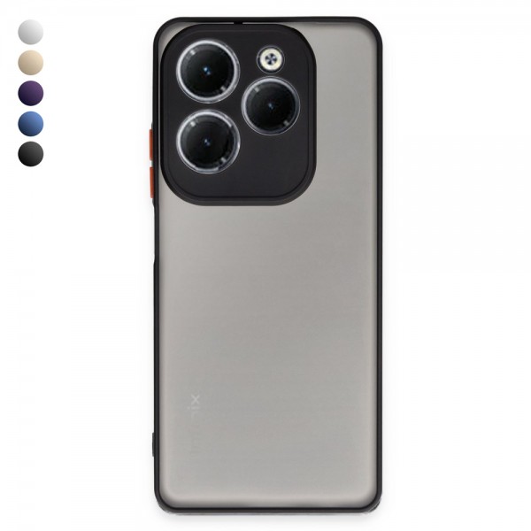 Infinix Hot 40 Pro Kılıf Montrea Silikon Arka Kapak