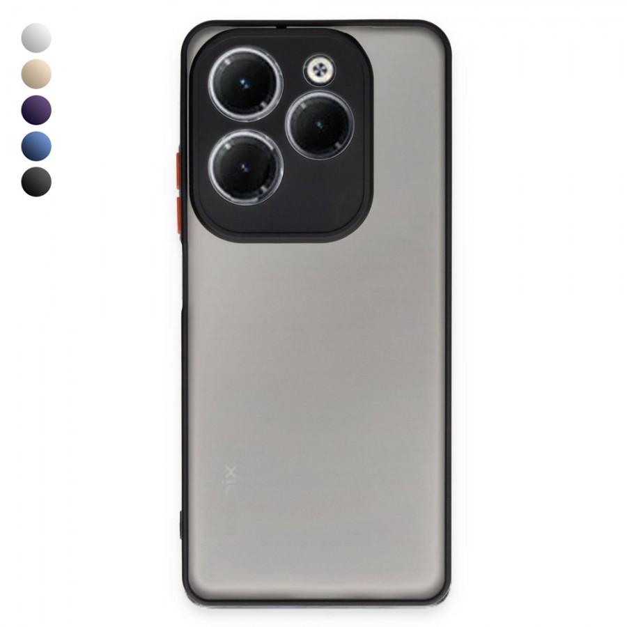 Infinix Hot 40 Pro Kılıf Montrea Silikon Arka Kapak