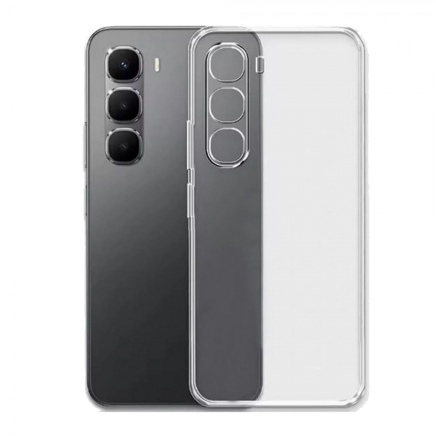 Infinix Hot 60 Kılıf Silikon Şeffaf Kapak