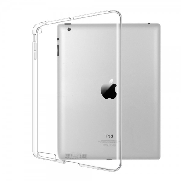 iPad 2 / iPad 3 / iPad 4 Kılıf Şeffaf Silikon Arka Kapak