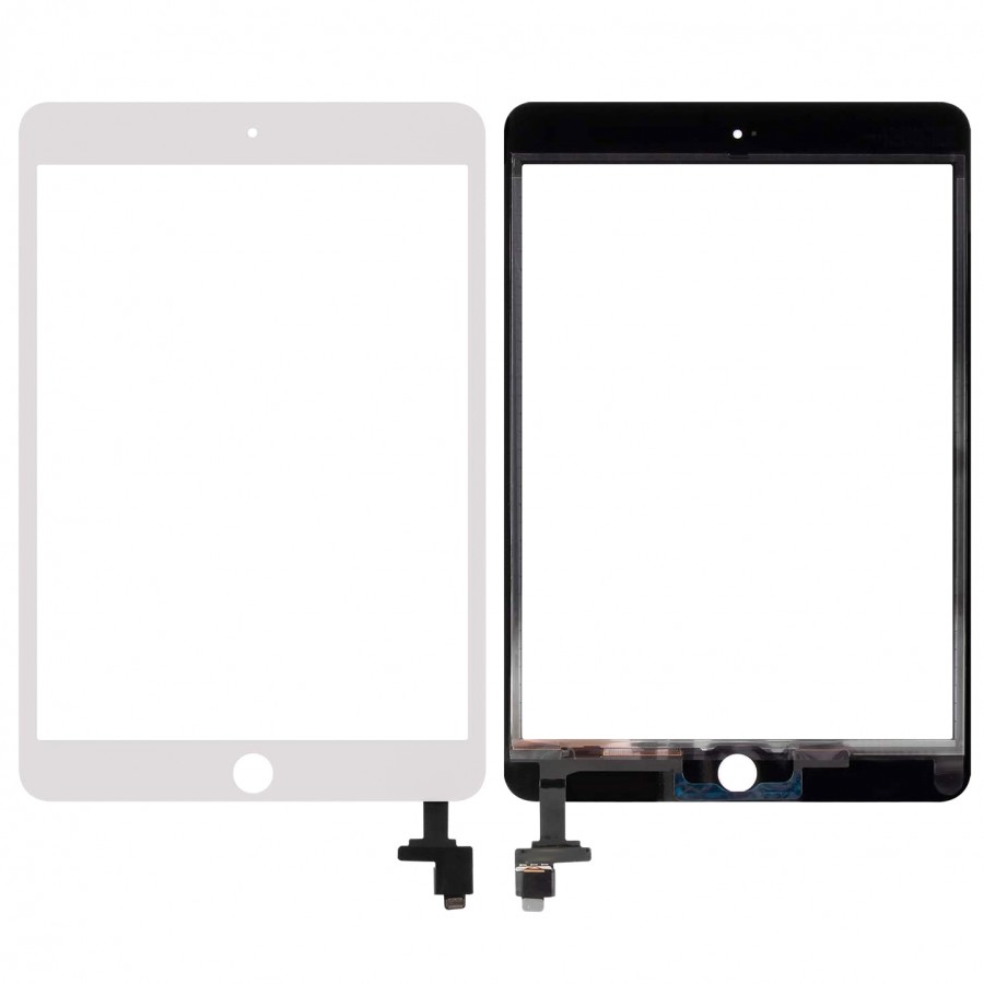 iPad Mini 3 Dokunmatik (A1599-A1600) Ön Cam Orj - Beyaz iPad Mini 3 Dokunmatik (A1599-A1600) Ön Cam Orj - Beyaz