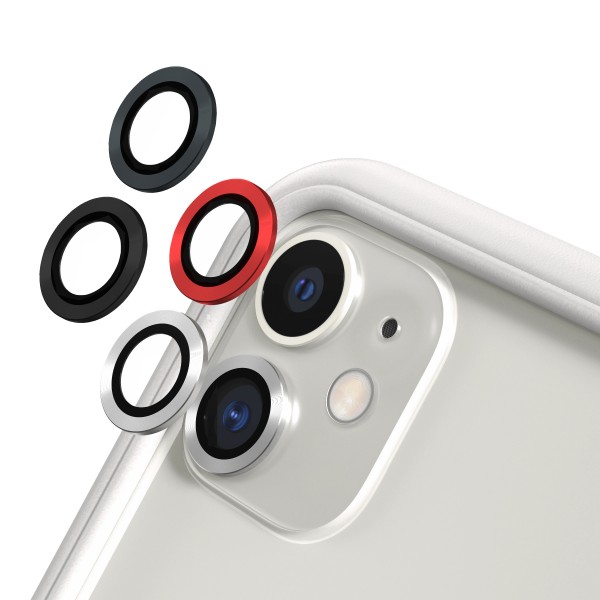 iPhone 11 Kamera Lens Koruyucu Cam Metal Kenarlı 2li Set…