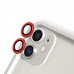 iPhone 11 Kamera Lens Koruyucu Cam Metal Kenarlı 2li Set