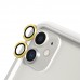 iPhone 11 Kamera Lens Koruyucu Cam Metal Kenarlı 2li Set