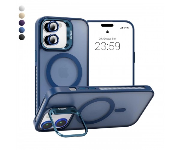 iPhone 11 Kılıf Armor Seri Magsafe Uyumlu Stand Özellikli Kamera Le…