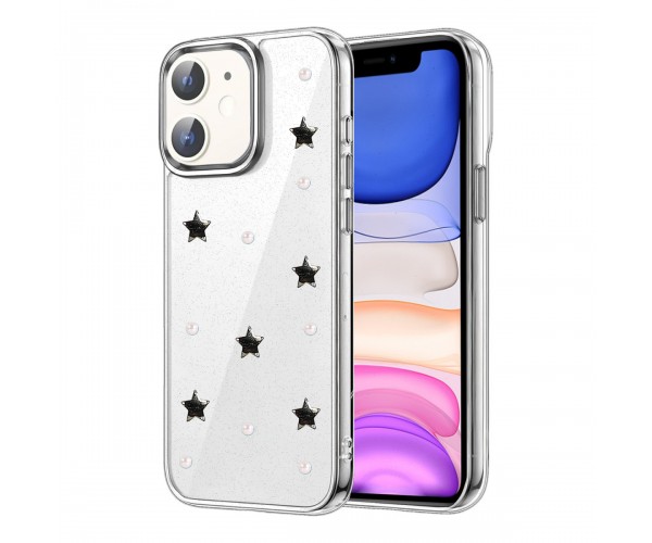 iPhone 11 Kılıf Fiyonk Desenli Şeffaf Kapak&hellip;