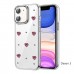 iPhone 11 Kılıf Fiyonk Desenli Şeffaf Kapak