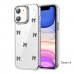 iPhone 11 Kılıf Fiyonk Desenli Şeffaf Kapak