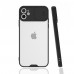 iPhone 11 Kılıf Kamera Koruma Kapaklı Platin Matte Silikon Arka Kapak