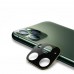 iPhone 11 PRO Kamera Lens Koruyucu Metal Kenarlı Cam