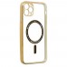 iPhone 11 Pro Kılıf Magsafe Özellikli Gold Seri Lazer Silikon Kapak