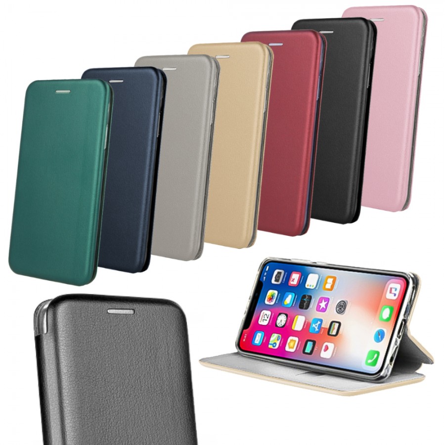 iPhone 11 Pro Kılıf Shell Manyetik Kapaklı Kartlıklı Stantlı