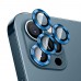 iPhone 11 Pro Max Kamera Lens Koruyucu Cam Metal Kenarlı 3lü Set