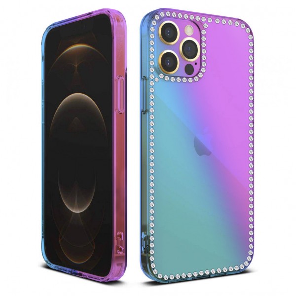 iPhone 11 Pro Max Kılıf Diamond Seri Taşlı Silikon Kapak…