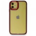 iPhone 12 / 12 Pro Kılıf Luna Lens Kamera Çerçeveli Silikon Kapak