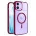 iPhone 12 / 12 Pro Magsafe Özellikli Renkli Clear Case Kapak
