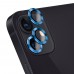 iPhone 12 Kamera Lens Koruyucu Cam Metal Kenarlı 2li Set