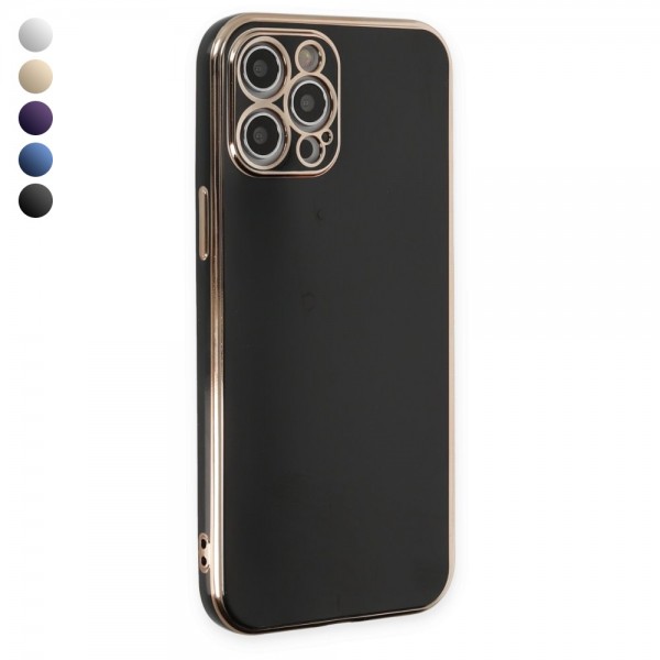 iPhone 12 Pro Kılıf Luxury Seri Kamera Korumalı Silikon Kapak…