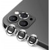 iPhone 12 Pro Max Kamera Lens Koruyucu Cam Metal Kenarlı 3lü Set