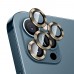 iPhone 12 Pro Max Kamera Lens Koruyucu Cam Metal Kenarlı 3lü Set