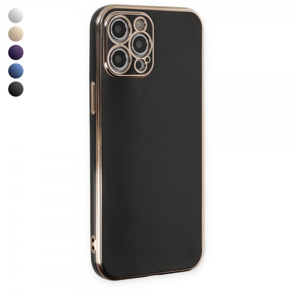 iPhone 12 Pro Max Kılıf Luxury Seri Kamera Korumalı Silikon Kapak…