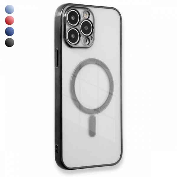 iPhone 12 Pro Max Kılıf Magsafe Özellikli Lazer Silikon Kapak…