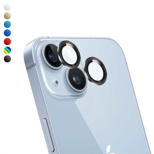 iPhone 13 / 13 Mini Kamera Lens Koruyucu Cam Metal Kenarlı 2li Set…