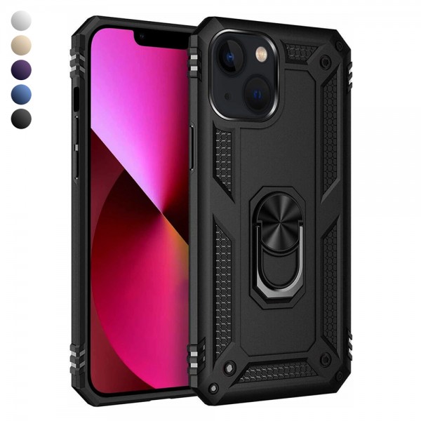iPhone 13 / iPhone 14 Kılıf Sofya Panzer Ring Tam Koruma Kapak…