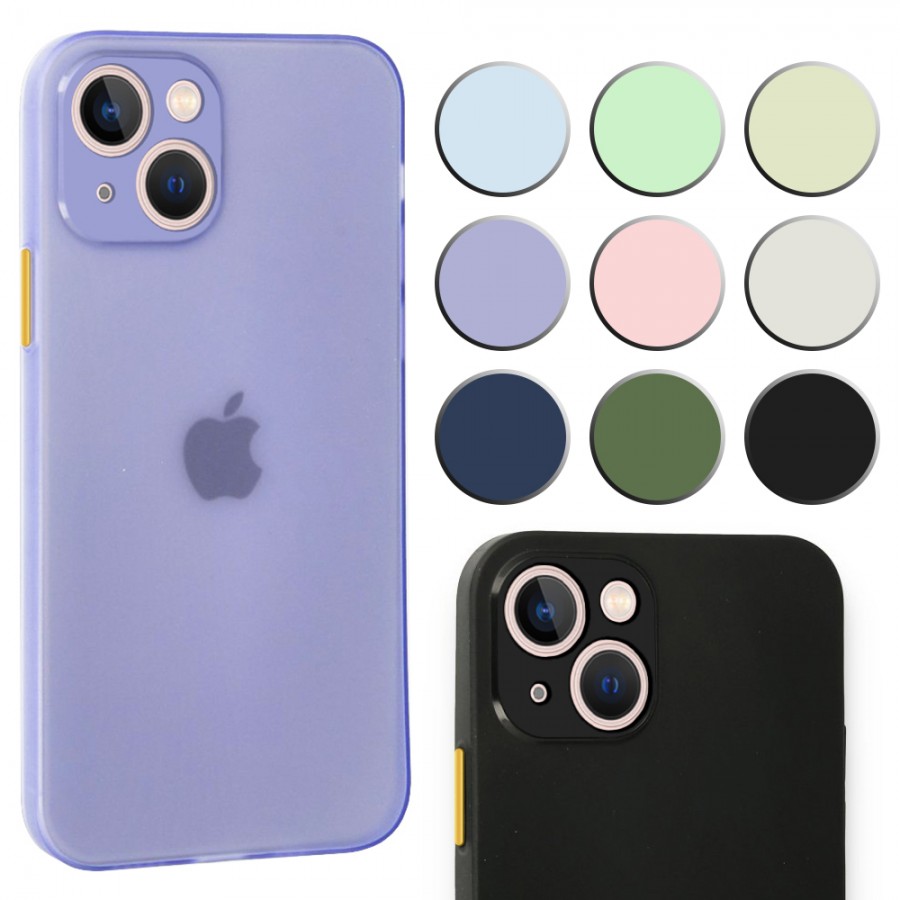 iPhone 13 Kılıf Kamera Korumalı Mat Ultra İnce Kapak