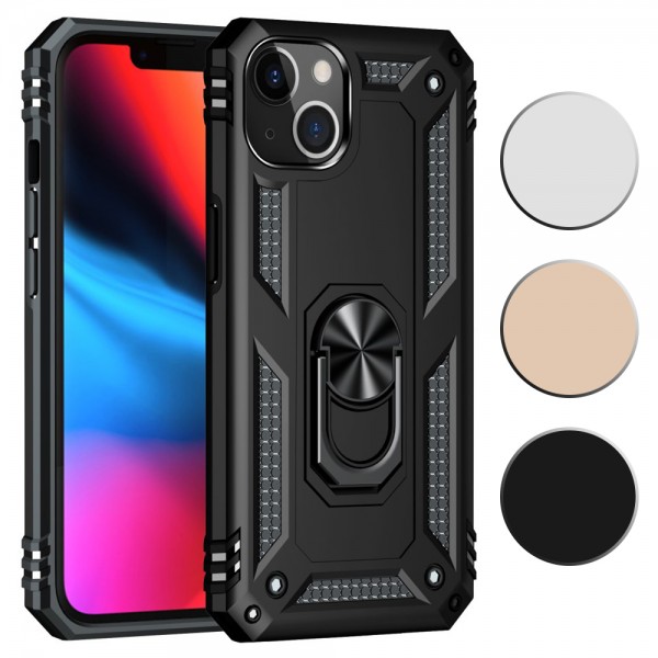 iPhone 13 Mini Kılıf Panzer Ring Tam Koruma Kapak…