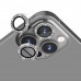 iPhone 13 Pro / 13 Pro Max Taşlı Metal Kamera Lens Koruyucu 3lü Set