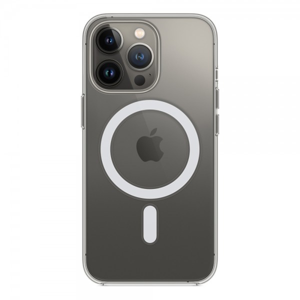 iPhone 13 Pro Kılıf Magsafe Özellikli Şeffaf Silikon Kapak…