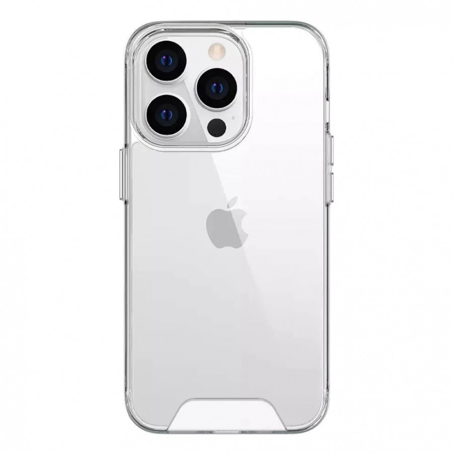 iPhone 13 Pro Kılıf Space Seri Lux Silikon Şeffaf Kapak
