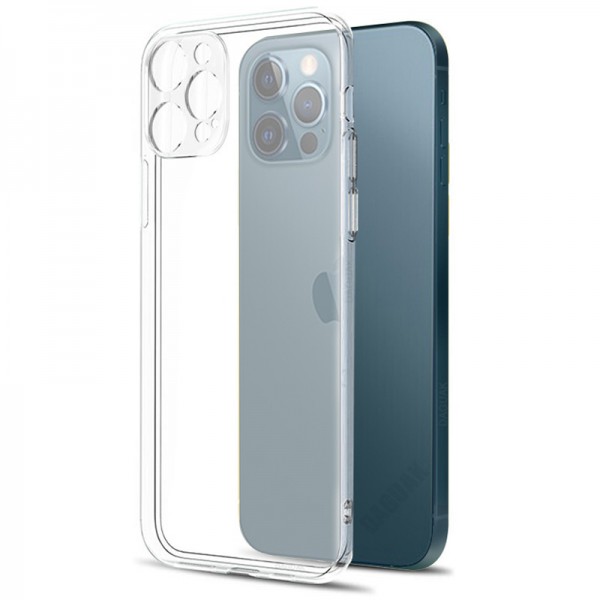 iPhone 13 Pro Max Kılıf FitCase Toz Koruma Tıpalı Şeffaf Arka Kap…