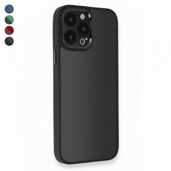iPhone 13 Pro Max Kılıf Freya Lazer Lens Kamera Çerçeveli Sil…