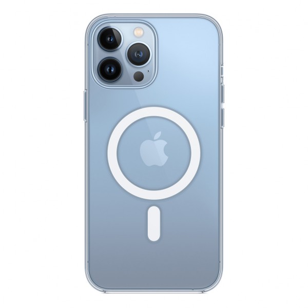 iPhone 13 Pro Max Kılıf Magsafe Özellikli Şeffaf Silikon Kapak…