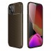 iPhone 14 / 13 Kılıf Focus Carbon Desen Silikon Arka Kapak
