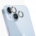 iPhone 14 / 14 Plus Kamera Lens Koruyucu Cam Metal Kenarlı 2li Set