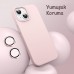 iPhone 14 Kılıf Kamera Lensli Lansman Silikon Kapak