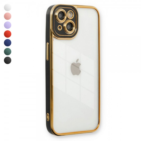 iPhone 14 Kılıf Lazer Lens Kamera Çerçeveli Kapak…