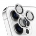 iPhone 14 Pro / 14 Pro Max Kamera Lens Koruyucu Cam Metal Kenarlı 3lü Set