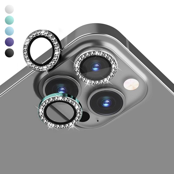 iPhone 14 Pro / 14 Pro Max Taşlı Metal Kamera Lens Koruyucu 3lü Set…