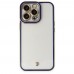 iPhone 14 Pro Kılıf Lazer Lens Kamera Çerçeveli Kapak