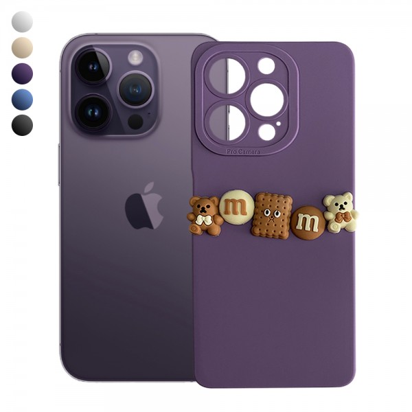 iPhone 14 Pro Max Kılıf 3D M Bear Kamera Korumalı Silikon Kapak…